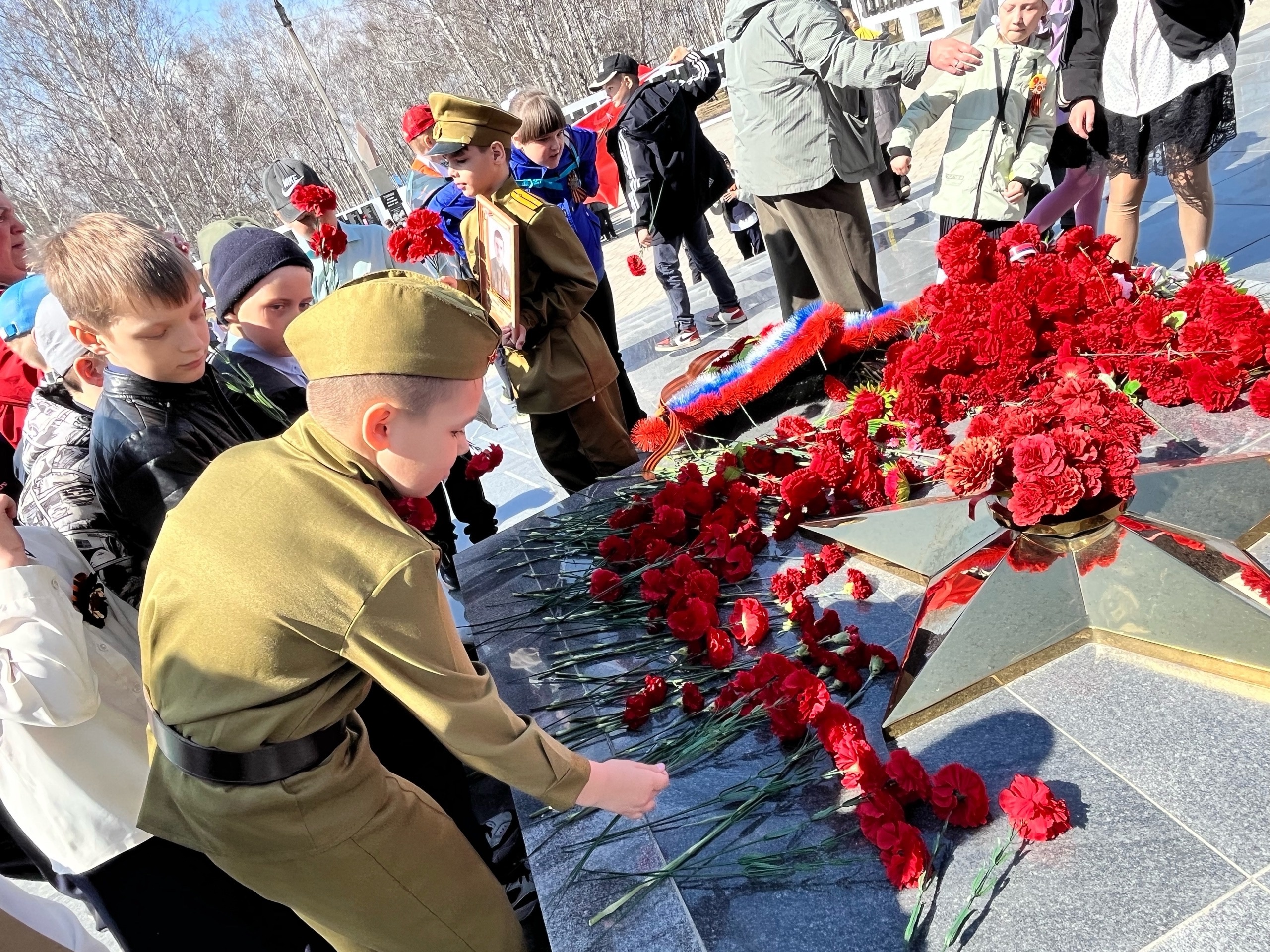 Торжественный митинг.